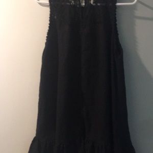 Women’s Umgee black with lace top dress!